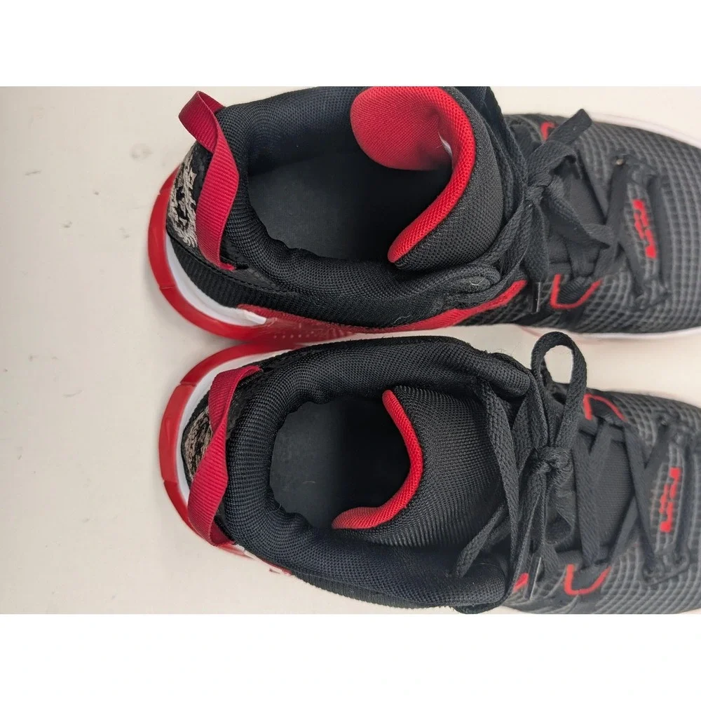 Nike LeBron Witness 7 Black University Red Basketball Shoes DM1123-005 Mens 10.5
